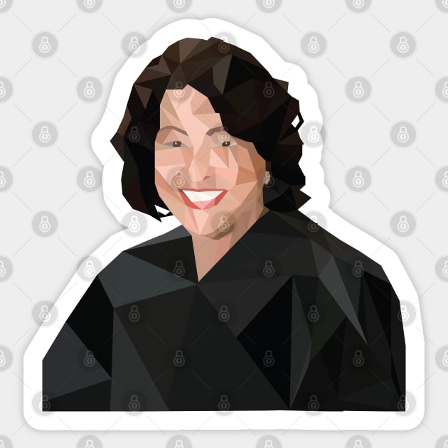 Sonia Sotomayor Sticker by Hermanitas Design